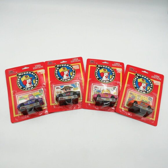 Set 4 Vintage McDonalds Racing Champions 1994 Die Cast Cars Original Packaging - Picture 15 of 16